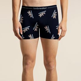 Pánské funkční boxerky Icebreaker Merino 150 Anatomica Bear
