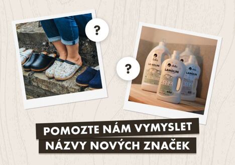 Navrhněte název značky a vyhrajte poukaz