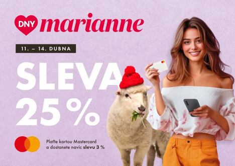 Jarní Dny Marianne 2025 se slevou 25 %