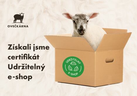 Ovečkárna získala certifikát Udržitelný e-shop