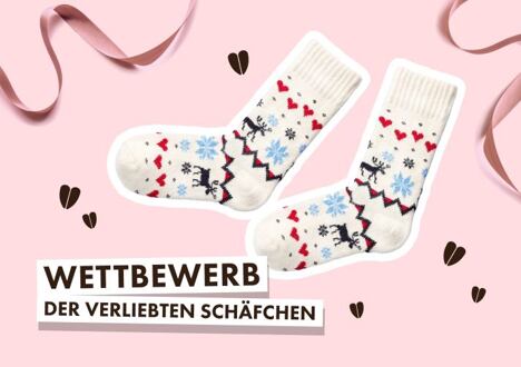 Valentinsgewinnspiel um Wollsocken