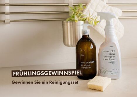 Frühlingsgewinnspiel um ein Reinigungsset