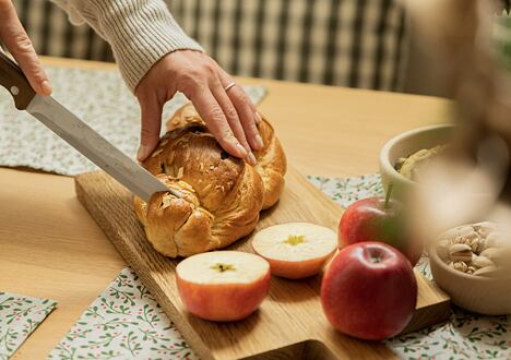 Recept voor een traditioneel kerstkrentenbrood