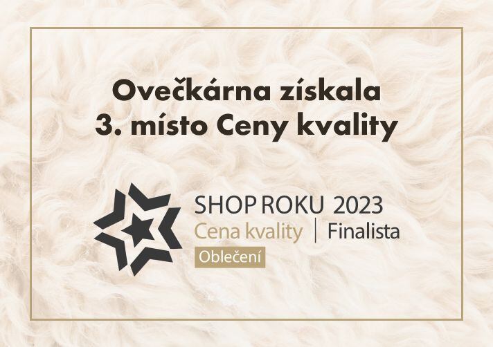 Získali jsme 3. místo Ceny kvality oblečení