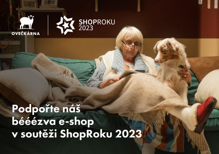 Podpořte náš bééézvadný e-shop v soutěži ShopRoku 2023
