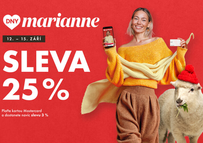 Dni Marianne 2025 so zľavou 25 %