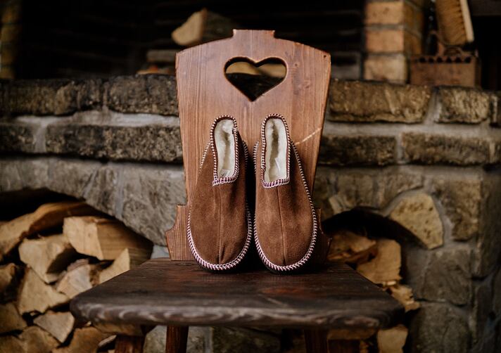 Hřejivá obuv na doma