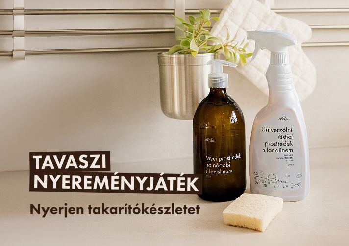 Tavaszi nyereményjáték egy takarítókészletért