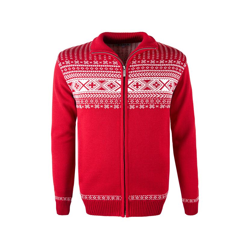 Herren-Strickpullover Merino Kama 4047 rot