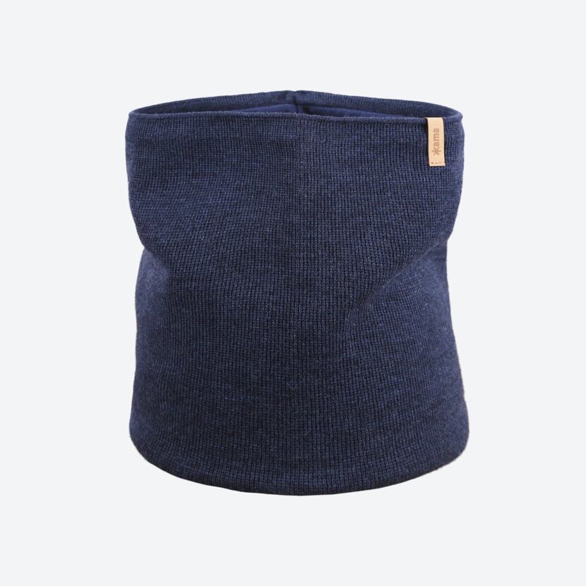 Pletený nákrčník Merino Kama S31 tmavě modrá