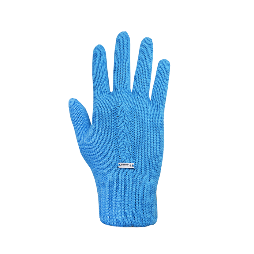 Pletené rukavice Merino Kama R103 tyrkysová