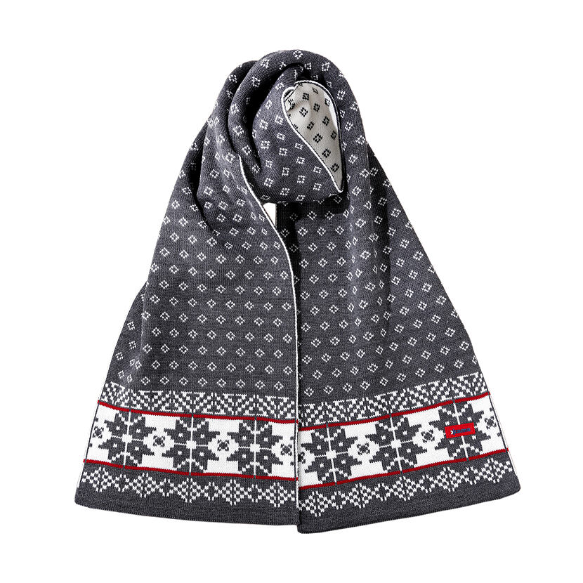 Kötött Merinó sál Kama S29 - sötétszürke