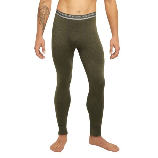 Colanți funcționali bărbați merino XTREME Thermowave - Verde