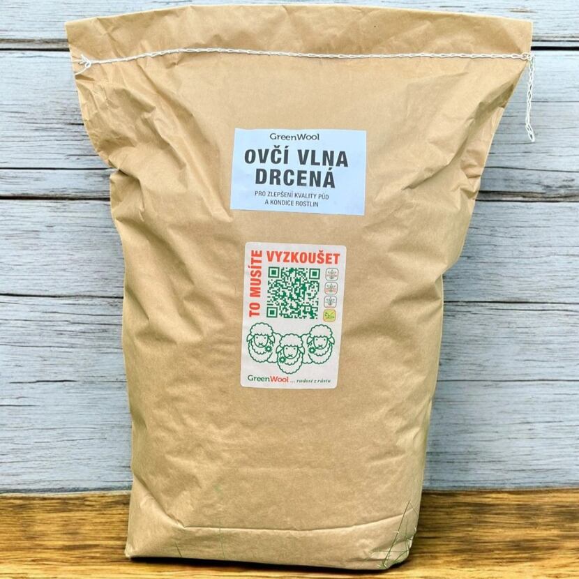 Organické hnojivo z drvenej ovčej vlny 2 kg