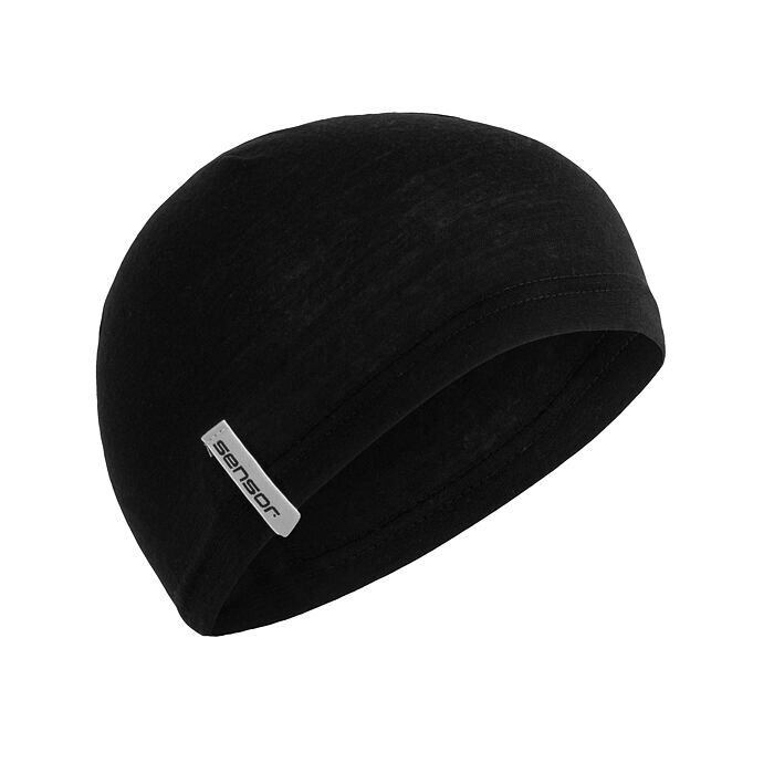 Bonnet en laine Sensor Merino Active Under noir