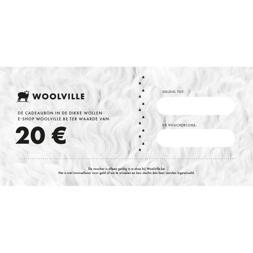 Cadeaubon ter waarde van 20 €