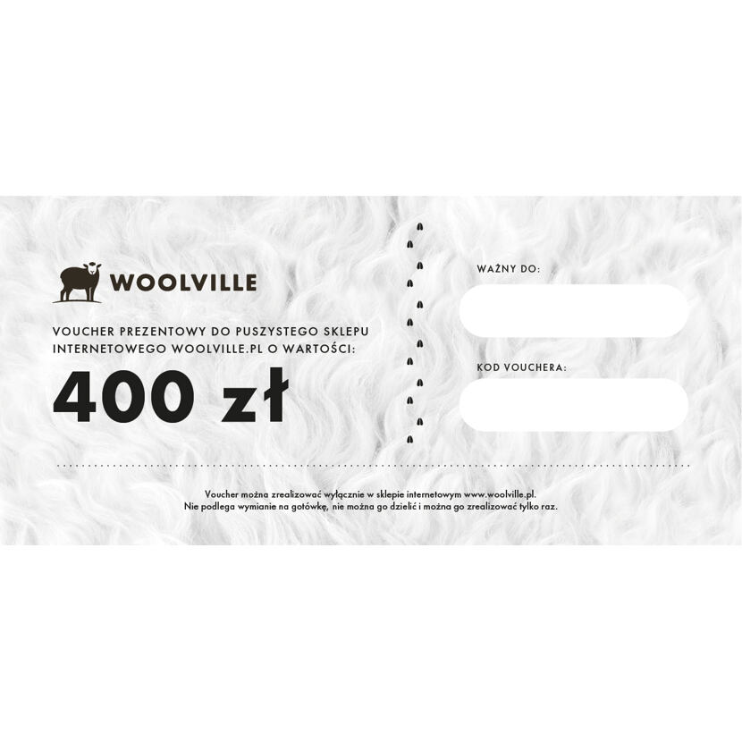 Bon podarunkowy o wartości 400 zł