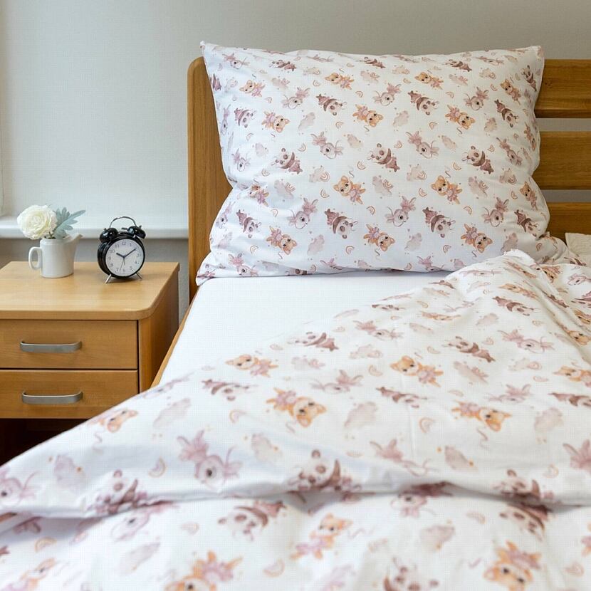 Dětské bavlněné povlečení zvířátka