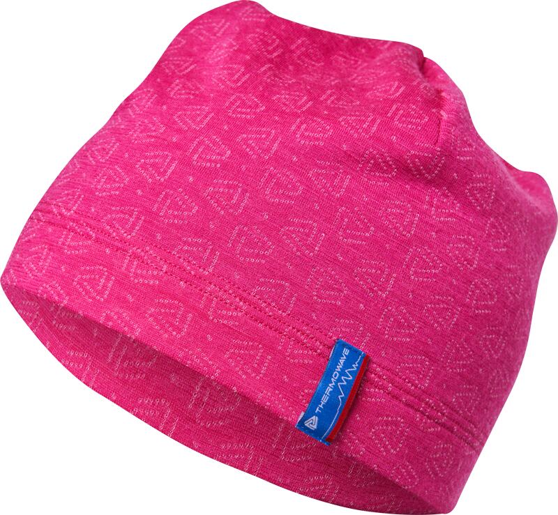 Dětská čepice Merino Thermowave Junior Magenta/Rose