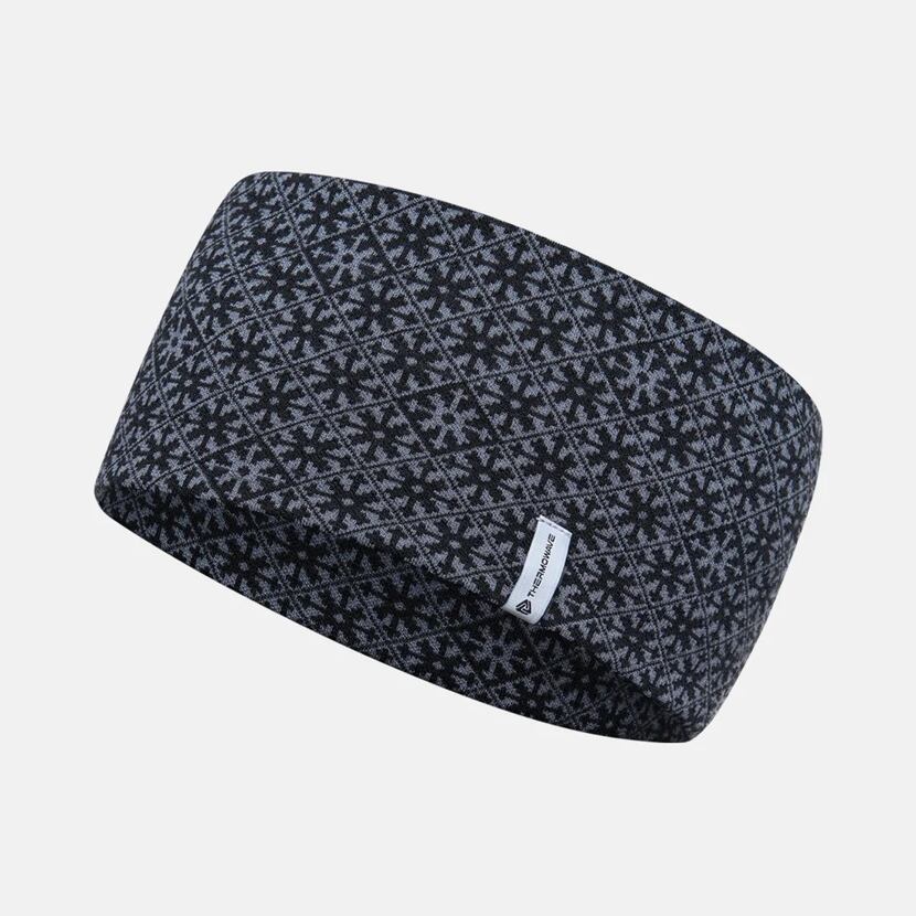 Dámská čelenka Merino SNOWFALL Thermowave šedá