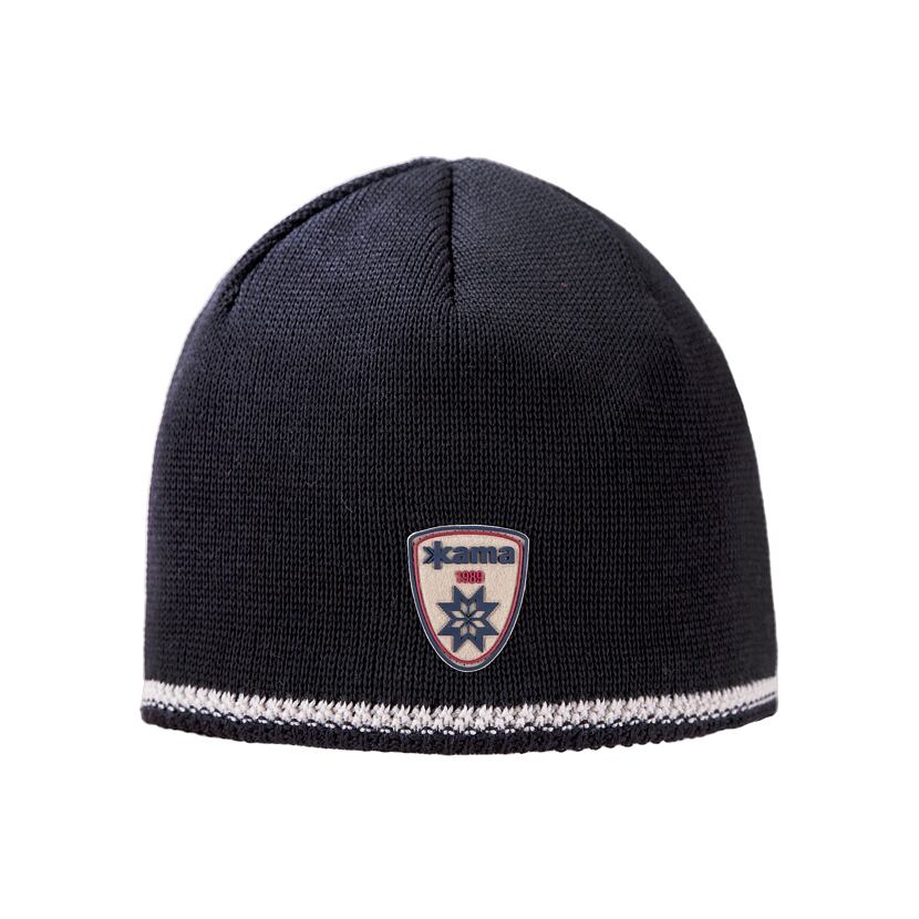 Pletená čepice Merino Kama AW54 černá