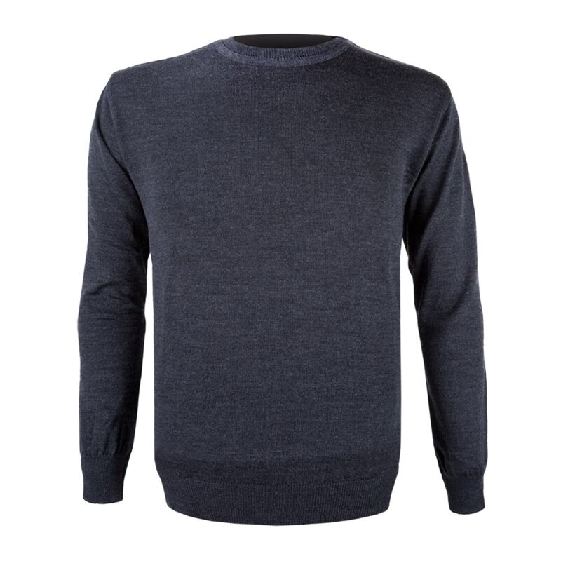 Pulover unisex merino KAMA 4101  Gri închis