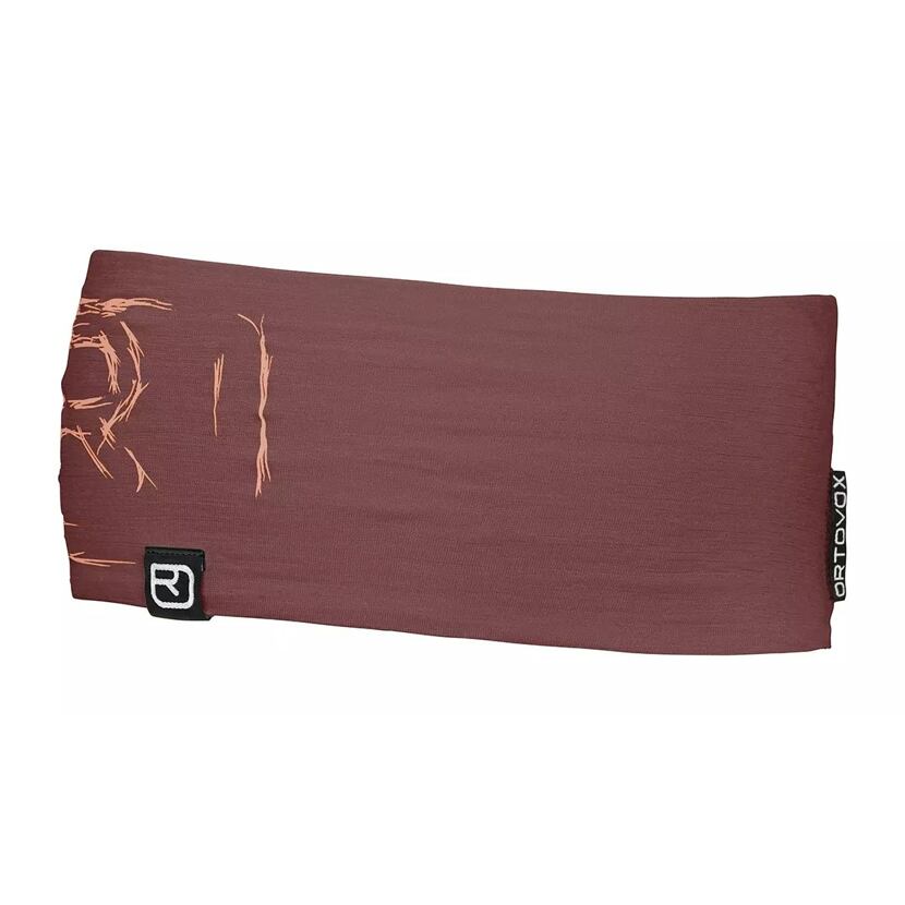 Hoofdband Ortovox 120 Tec Logo Headband Mountain rose