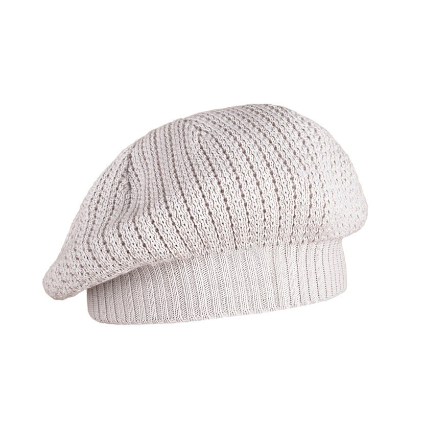 Pletený baret Merino Kama A39 Béžová