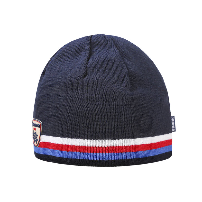 Knitted Merino hat KAMA A154 - Dark Blue / Navy