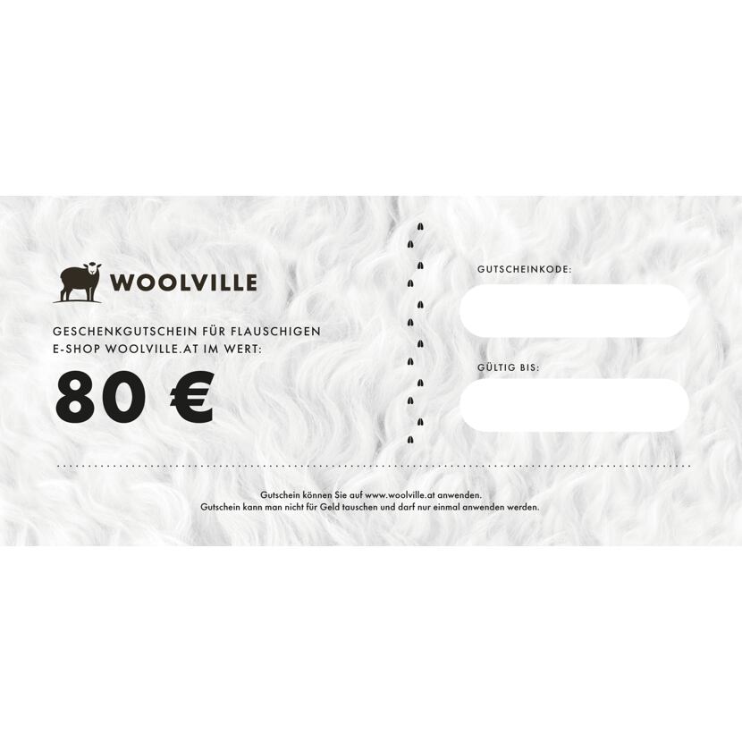 Geschenkgutschein 80 €