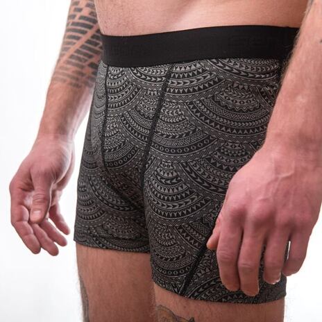 Pánské funkční trenky Sensor Merino Impress šedá/maori