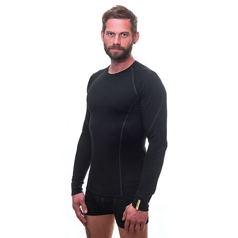 Funktionsshirt für Herren Sensor Merino Active schwarz