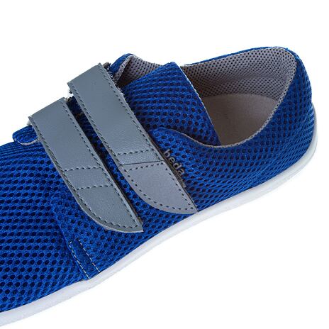 Teniși barefoot respirabili cu velcro pentru copii "Beda" - albastru