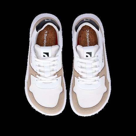 Zing Barefoot Trainers White/Beige