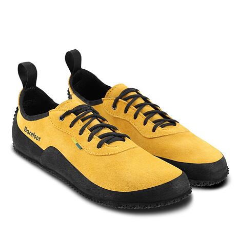 Chaussures barefoot en cuir Be Lenka Trailwalker jaune