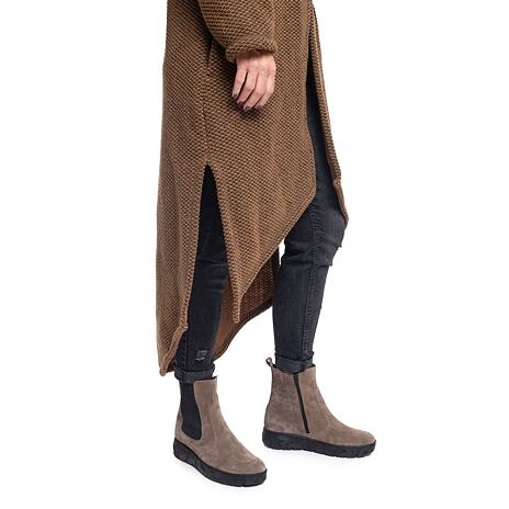 Cardigan en laine marron