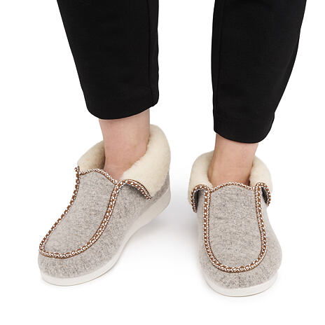 Women’s Wool Slippers Grey