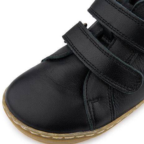 Ledersneaker barefoot für Kinder "Dodo" schwarz