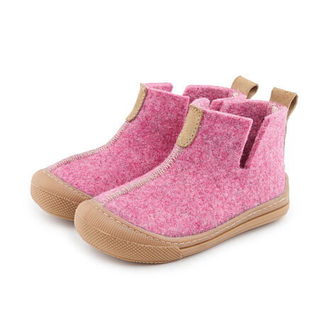 Vilten Sisi kinderschoenen roze