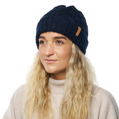 Vlnka Wool Hat V29 Navy Blue