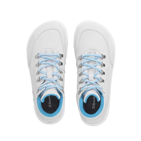 Ledersneaker barefoot knöchelhoch Barebarics Element hellgrau