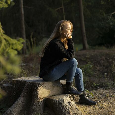 Dames leren Ophelia barefoot schoenen zwart