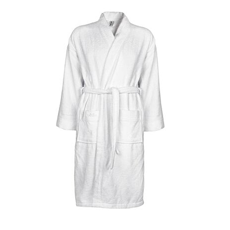 Cotton terry bathrobe