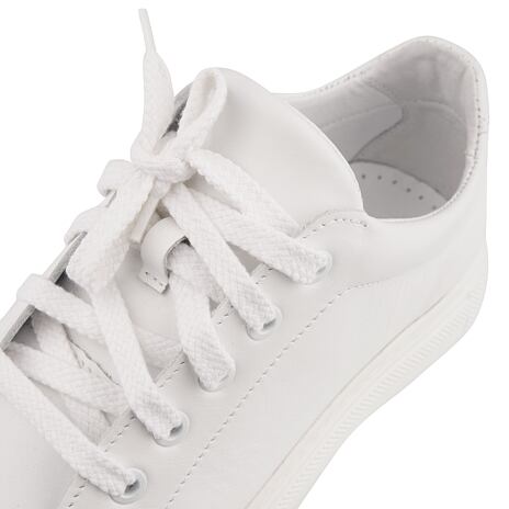 Women's orthopaedic leather sneakers Viola white