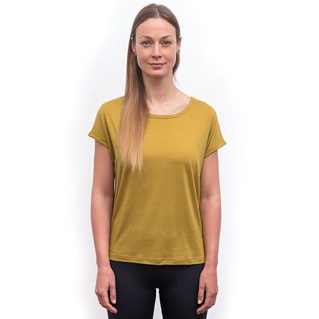 Dámske tričko Sensor Merino Air Traveller mustard