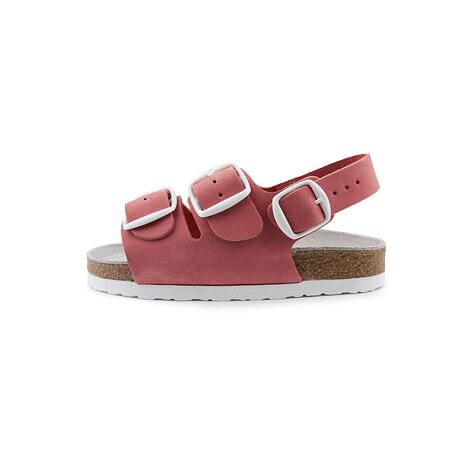 Kinder Ledersandalen aus Kork rosa