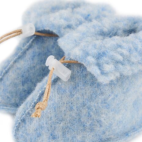 Woolen Baby Booties Blue