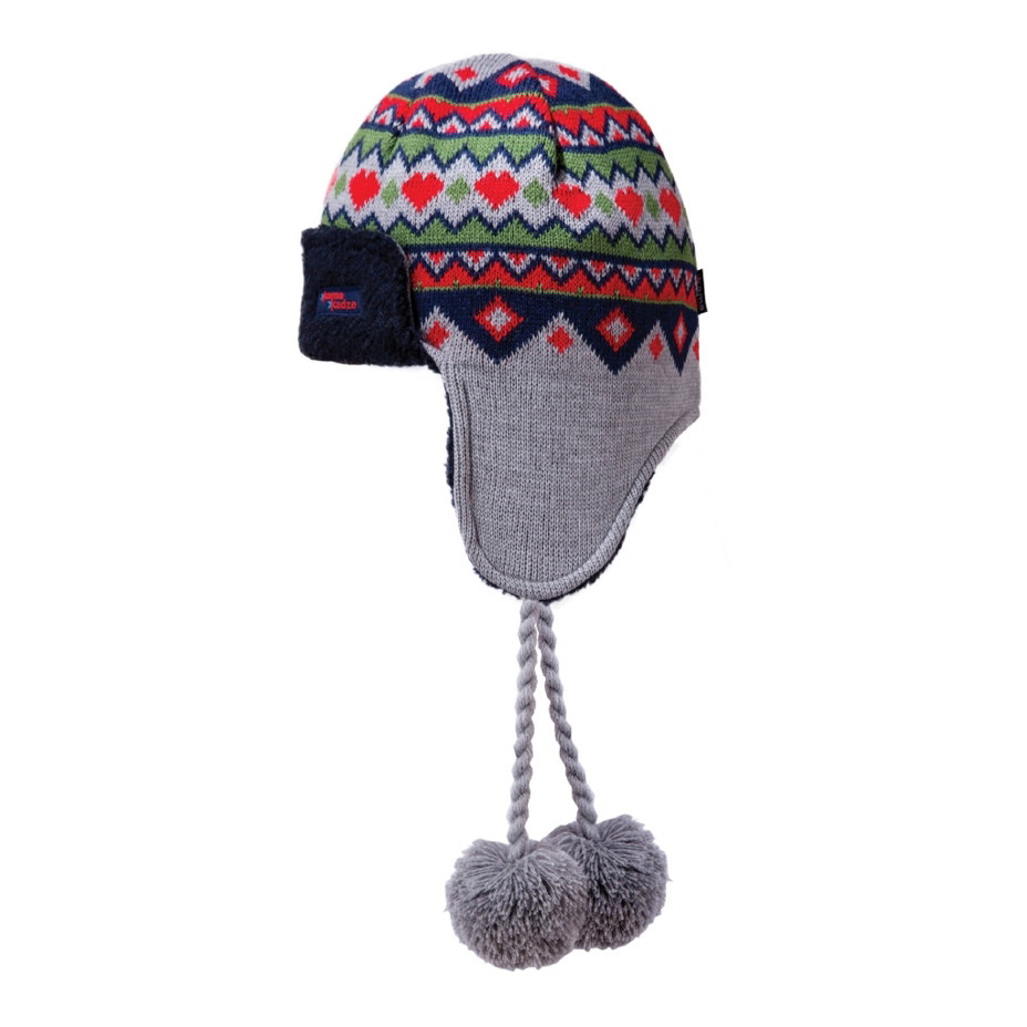 Kötött usanka sapka merino KAMA K52 - Rózsaszín