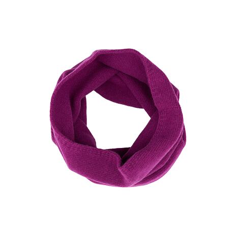 Wool Neck Warmer Supersoft Merino with Cashmere Komin Purple