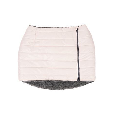 Wollen geïsoleerde rok met ritssluiting, waterdicht, beige